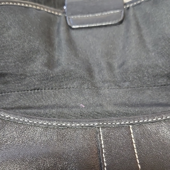 Coach Black Leather Hobo Shoulder Bag - Picture 3 of 6